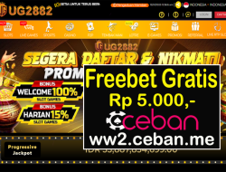 UG2882 – EVENT FREEBET RP 5.000 TANPA DEPOSIT