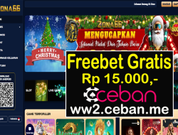 ZONA66 – EVENT FREEBET RP 15.000 TANPA DEPOSIT