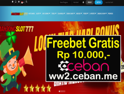 MAHJONGSLOT777 – EVENT FREEBET RP 10.000 TANPA DEPOSIT