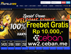 PAPILO99 – EVENT FREEBET DOWNLOAD APK RP 10.000