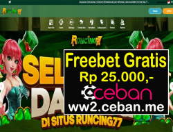 RUNCING77 – EVENT FREEBET RP 25.000 TANPA DEPOSIT