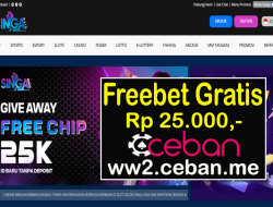 SINGAASIA – EVENT FREEBET RP 25.000 TANPA DEPOSIT