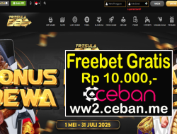 TRISULA88 – EVENT FREEBET RP 10.000 TANPA DEPOSIT